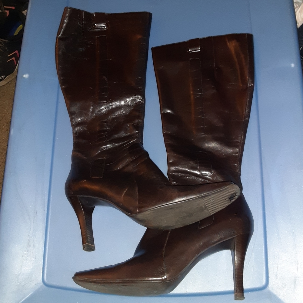 Nine west boots brown size 10M
